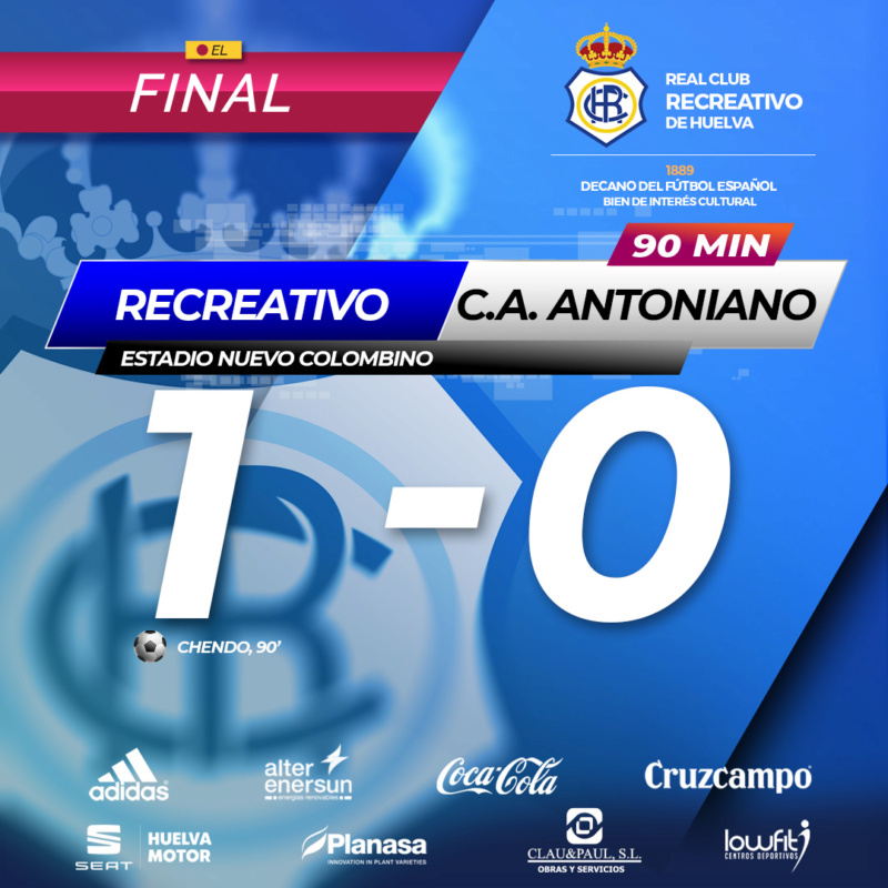 3ª RFEF TEMPORADA 2021/2022 JORNADA 22 RECREATIVO 1-CLUB ATLETICO ANTONIANO 0 Fkxl6p10