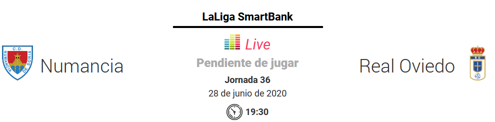 JORN.36ª LIGA SMARTBANK TEMP.2019/2020 CD NUMANCIA-REAL OVIEDO (POST OFICIAL) Scre1071