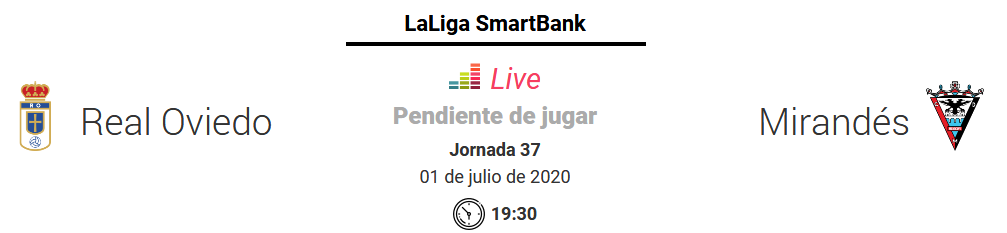 JORN.37ª LIGA SMARTBANK TEMP.2019/2020 REAL OVIEDO-CD MIRANDÉS (POST OFICIAL) Scre1078