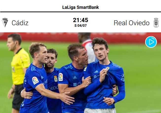 JORN.38ª LIGA SMARTBANK TEMP.2019/2020 CÁDIZ CF-REAL OVIEDO (POST OFICIAL) Scre1079