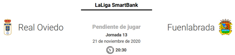JORN.13 LIGA SMARTBANK 2020/2021 REAL OVIEDO-CF FUENLABRADA (POST OFICIAL) Scre1481