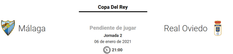 SEGUNDA RONDA COPA DEL REY 2020/2021 MALAGA CF-REAL OVIEDO (POST OFICIAL) Scre1682