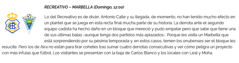 JORNADA 15ª 2ª DIVISION B GRUPO IV SUBGRUPO A TEMP.2020/2021 RECREATIVO DE HUELVA-MARBELLA FC (POST OFICIAL) Scre1815