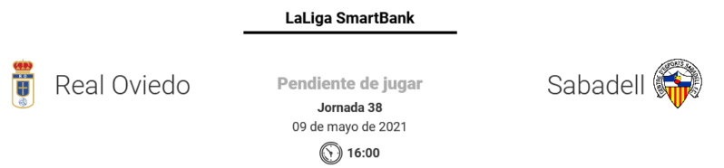 JORNADA 38ª LIGA SMARTBANK 2020/2021 REAL OVIEDO-CE SABADELL (POST OFICIAL) Scre2152