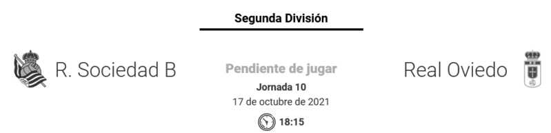 JORNADA 10 LIGA SAMARTBANK 2021/2022 REAL SOCIEDAD B-REAL OVIEDO (POST OFICIAL) Scre2783