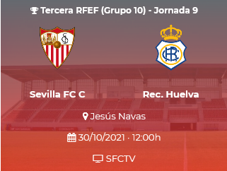 3ª RFEF GRUPO X TEMPORADA 2021/2022 JORNADA 9 SEVILLA FC "C"-RECREATIVO (POST OFICIAL) Scre2901