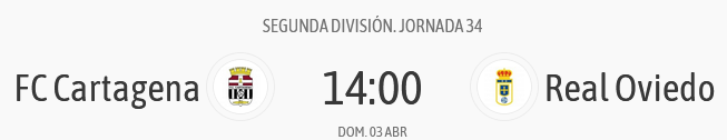 JORNADA 34 LIGA SAMARTBANK 2021/2022 FC CARTAGENA-REAL OVIEDO (POST OFICIAL) Scre4235