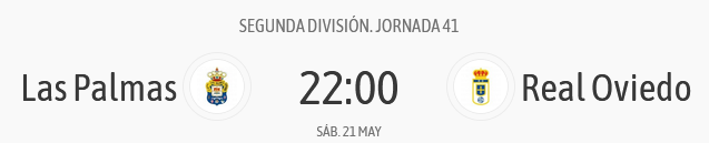 JORNADA 41 LIGA SAMARTBANK 2021/2022 UD LAS PALMAS-REAL OVIEDO (POST OFICIAL) Scre4645