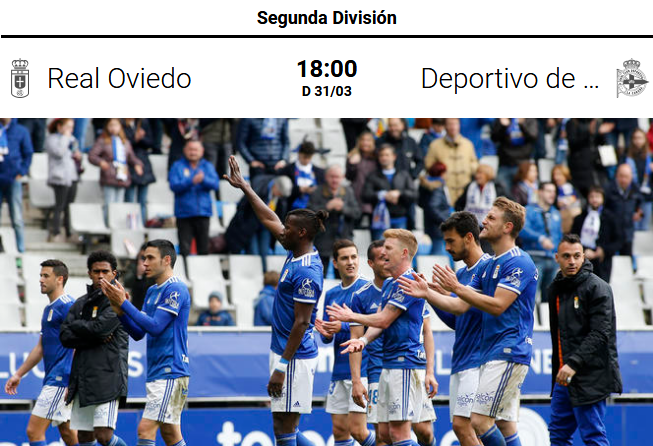 J.32 LIGA 123 TEMPORADA 2018/2019 REAL OVIEDO-RCD CORUÑA (POST OFICIAL) Scree184