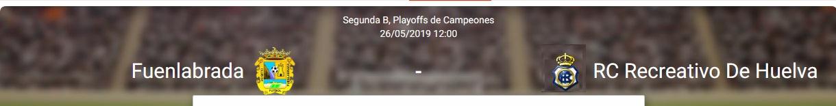 IDA PLAY OFF ASCENSO LIGA 123 TEMP.2018/2019 CF FUENLABRADA-RECRE (POST OFICIAL) Screen59