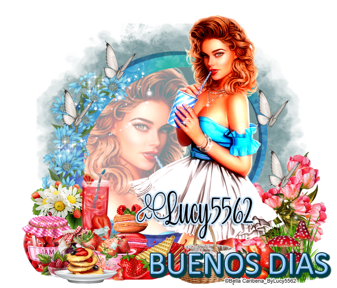 Mi Actividad Firmas de Buenos Dias (LUCY5562) Blue-l43