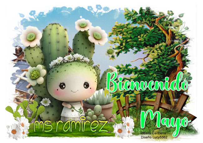 BIENVENIDO  MES DE MAYO Cactus23