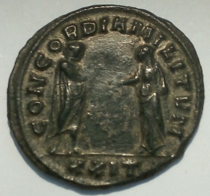Aureliano de Aureliano. CONCORDIA MILITVM. Emperador y Concordia. Siscia. 20191012