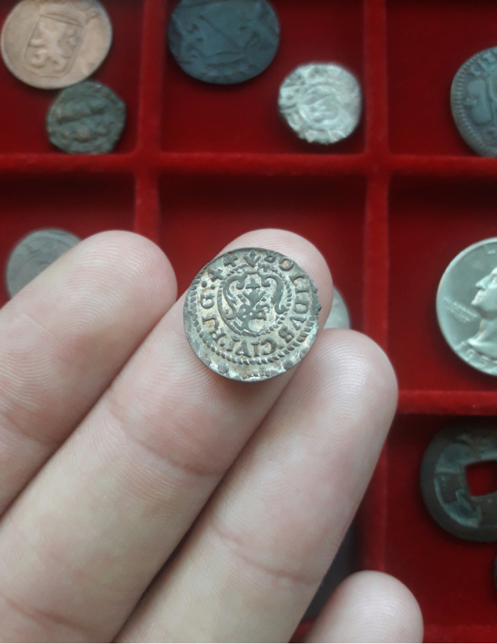 Solidus de Riga. Cristina I de Suecia, 1644 20191115