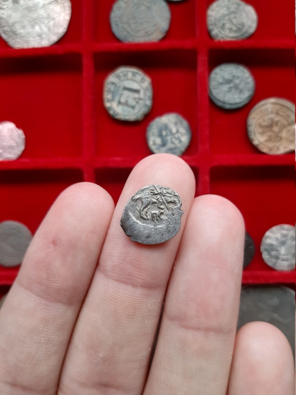 Kopek de alambre de plata de Teodoro I. Rusia, 1584-1598. 20201014