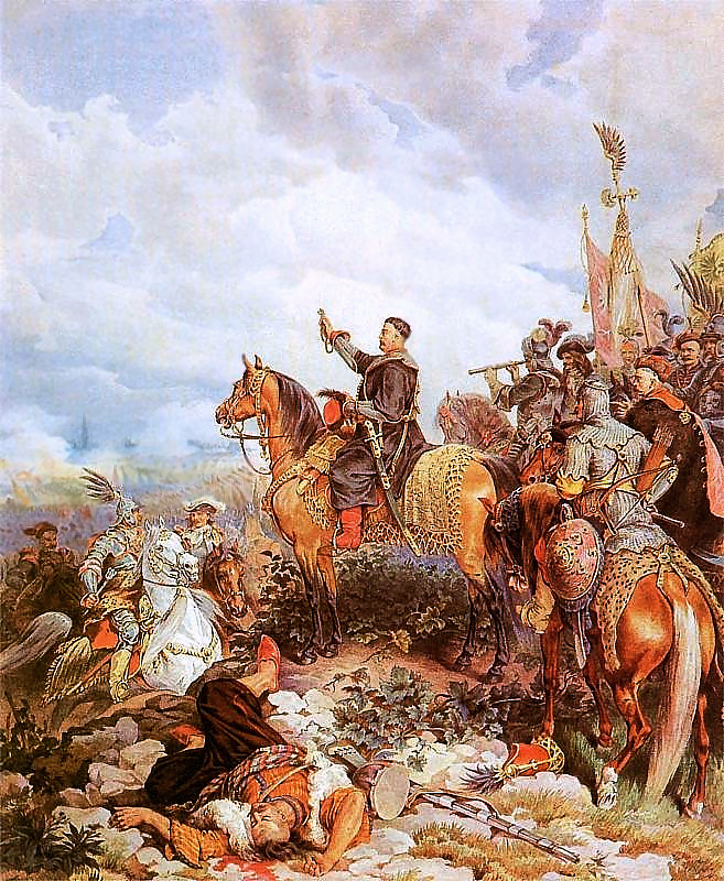 Polonia-Lituania 1683, 6 Groszy. Juan III Sobieski King_j10
