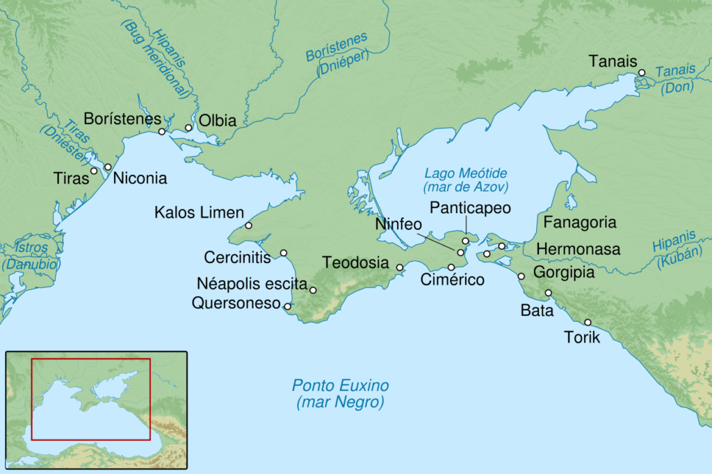 Delfín de Olbia, s. V-IV a.C. Map_an10