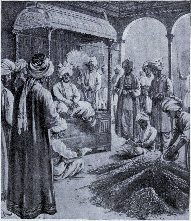 Sultanato de Delhi, Muhammad bin Tughlaq, Tanka de vellón. 1327-1337. Muhamm10