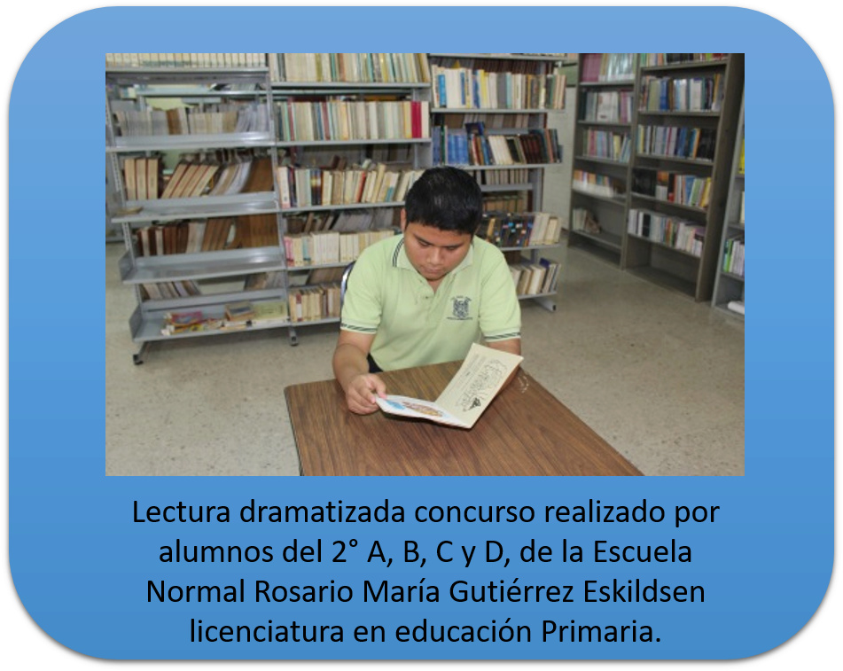 hola buen dia desde la biblioteca Jaime Torres Bodet de la escuela normal Rosario María Gutierrez Eskildsen les comparto una fotitos de nuestra actividad del mes del marzo Imagen15