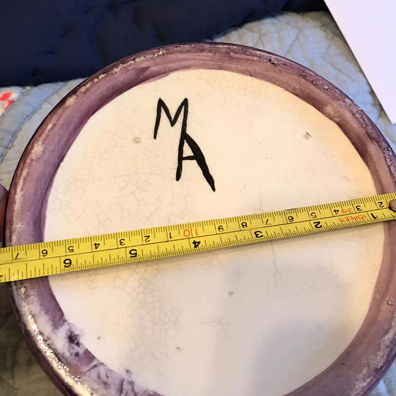 ID please MA mark on mug - Armour / Bough Pottery? Mug211