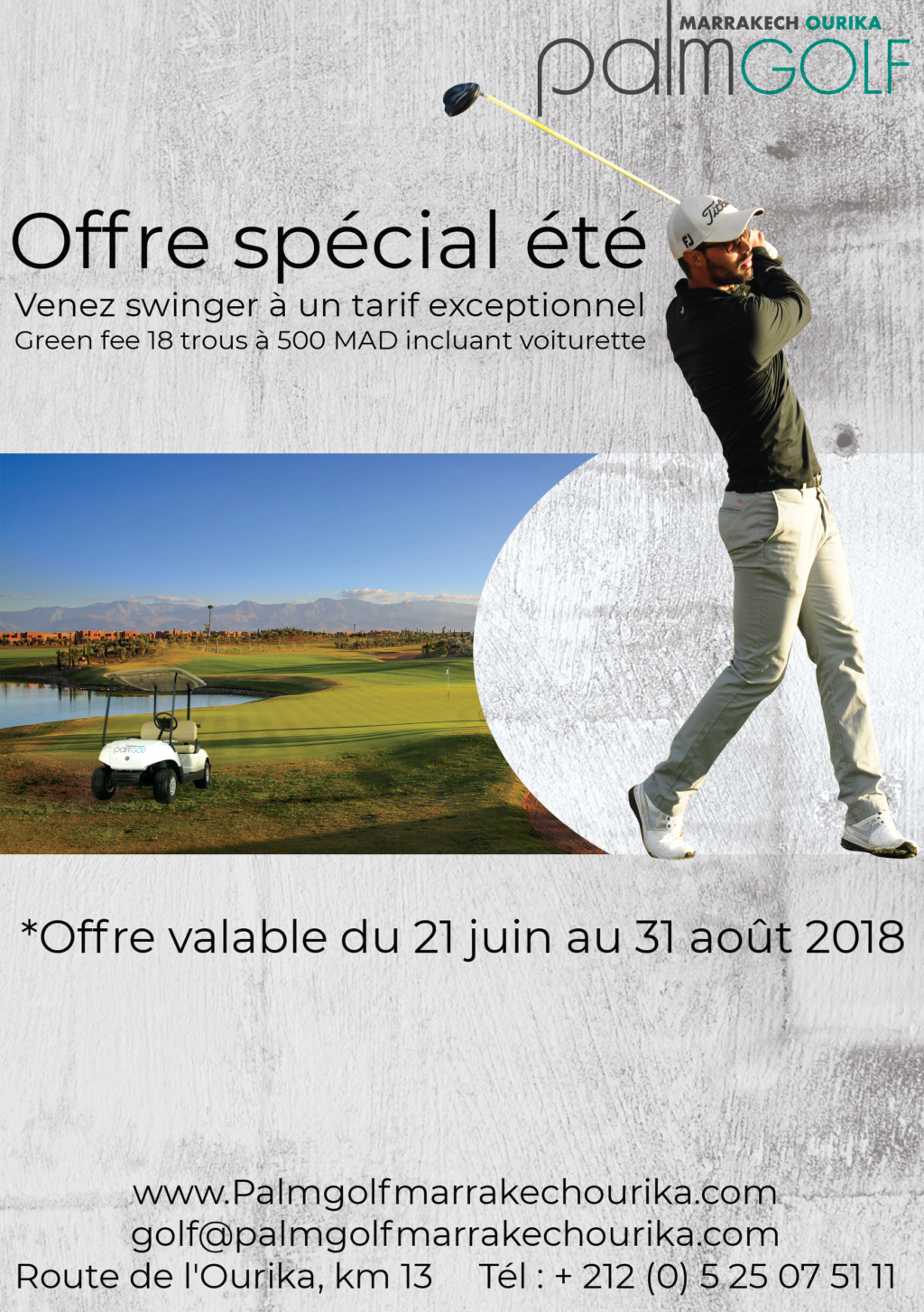 Palmerai Golf affiche Offree10