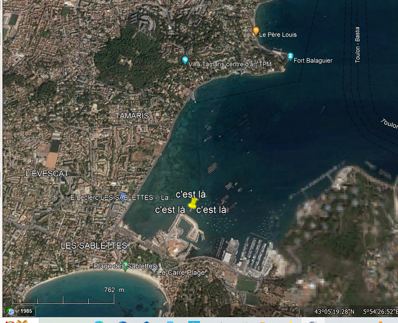 Nouveau site de régate à la seyne sur mer