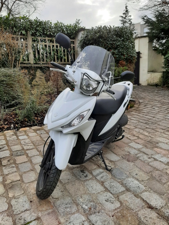 Retour utilisateur sur pare-brise ermax pour scooter 20220113
