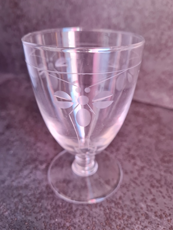 verre soufflé decor libellules 20230413