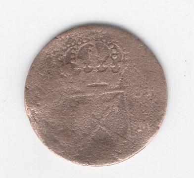 1 Ore de Ulrica Eleonora (Suecia, 1719 - 1720 d.C) Flecha10