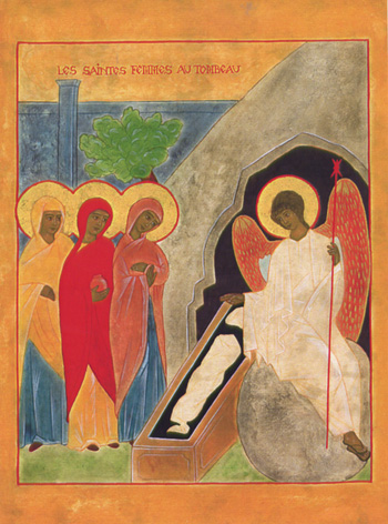Ste et Lumineuse fête de Pâques, Résurrection du Christ  Myrrop10