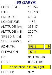 les Passages d'ISS (jour/nuit) sur la France et les transmissions packets... - Page 4 1301is12