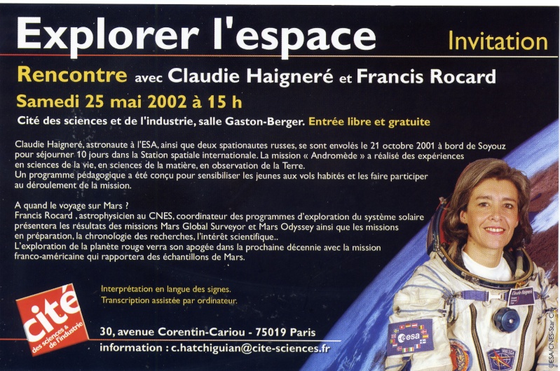 Claudie Haigneré - 1ère Française dans l'espace Claudi10