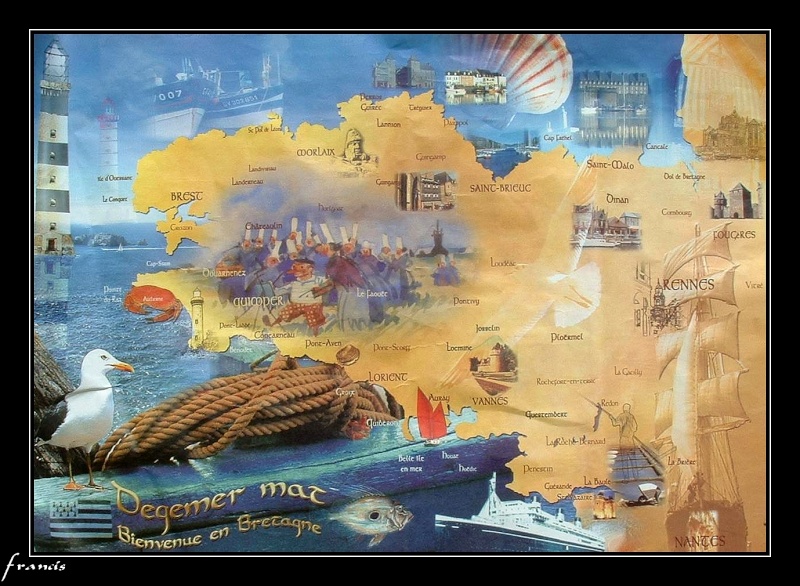 ** Carte de Bretagne ** B_comm10