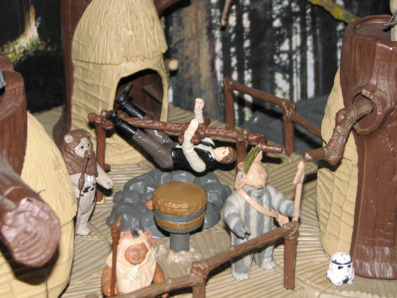 Recap dioramas/custom star wars vintage 3/4 pcs Ewoks_10