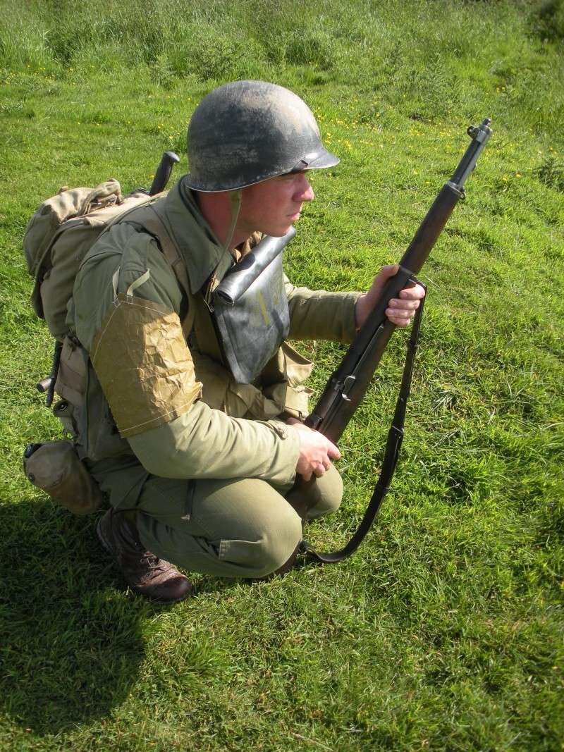 Tenue typique d'un soldat du 2nd RANGERS, équipé fusil, au matin du 6 juin. Dscn0310