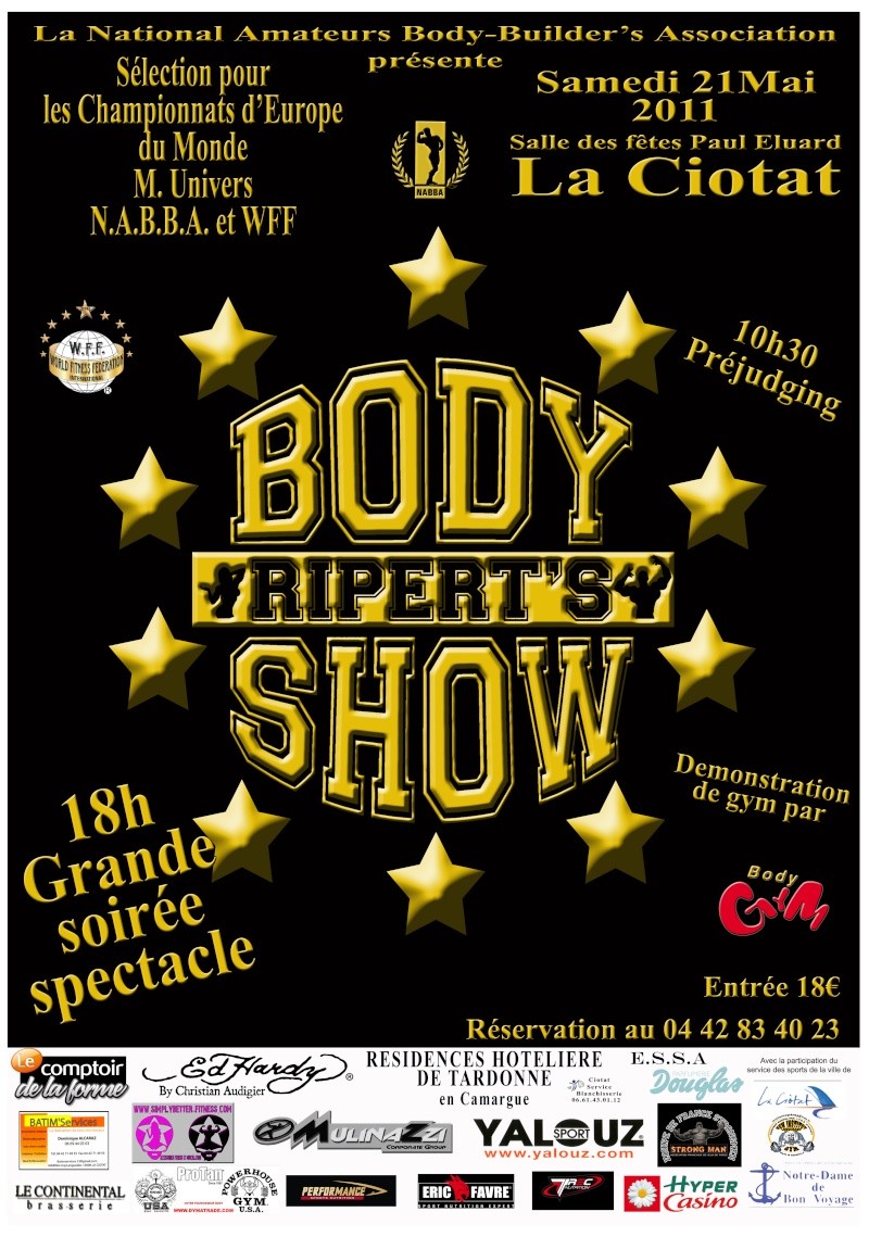 show - RIPERT'BODY SHOW 2011 Affich10