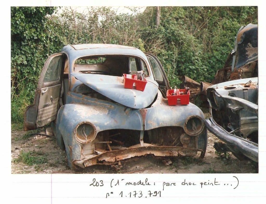 Restauration Peugeot 203C 1960 (rétrospective 1991-1992) 20_mai13