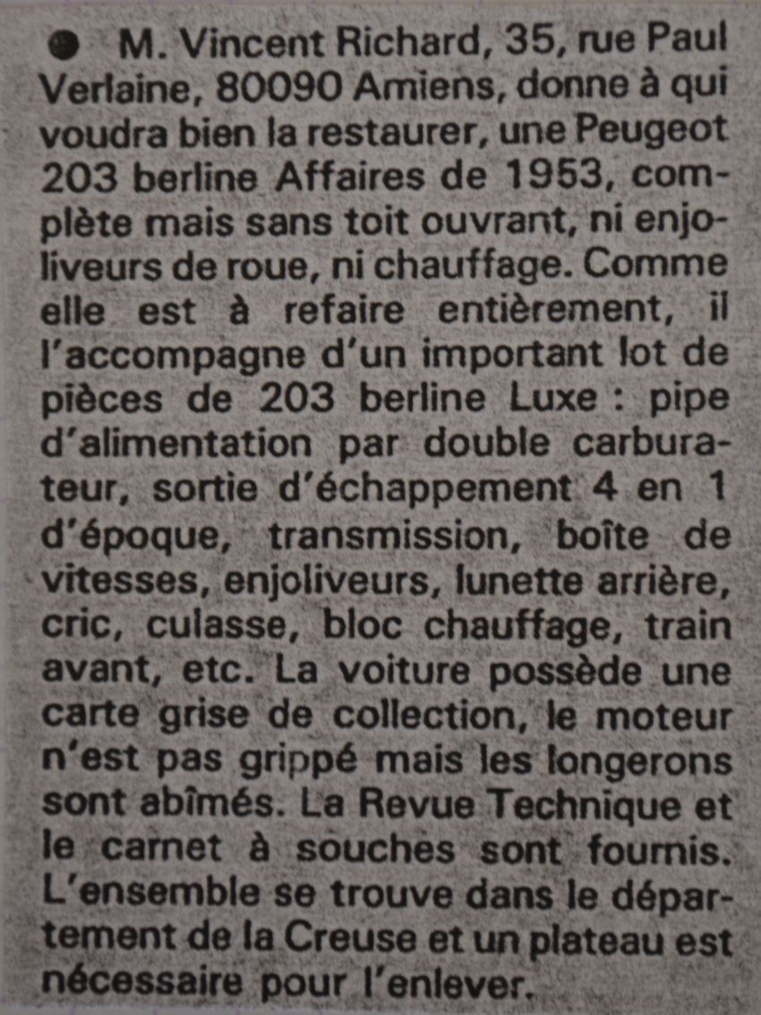 Le réveil de la belle endormie (Peugeot 203C 1960) - Page 2 Dsc_0927