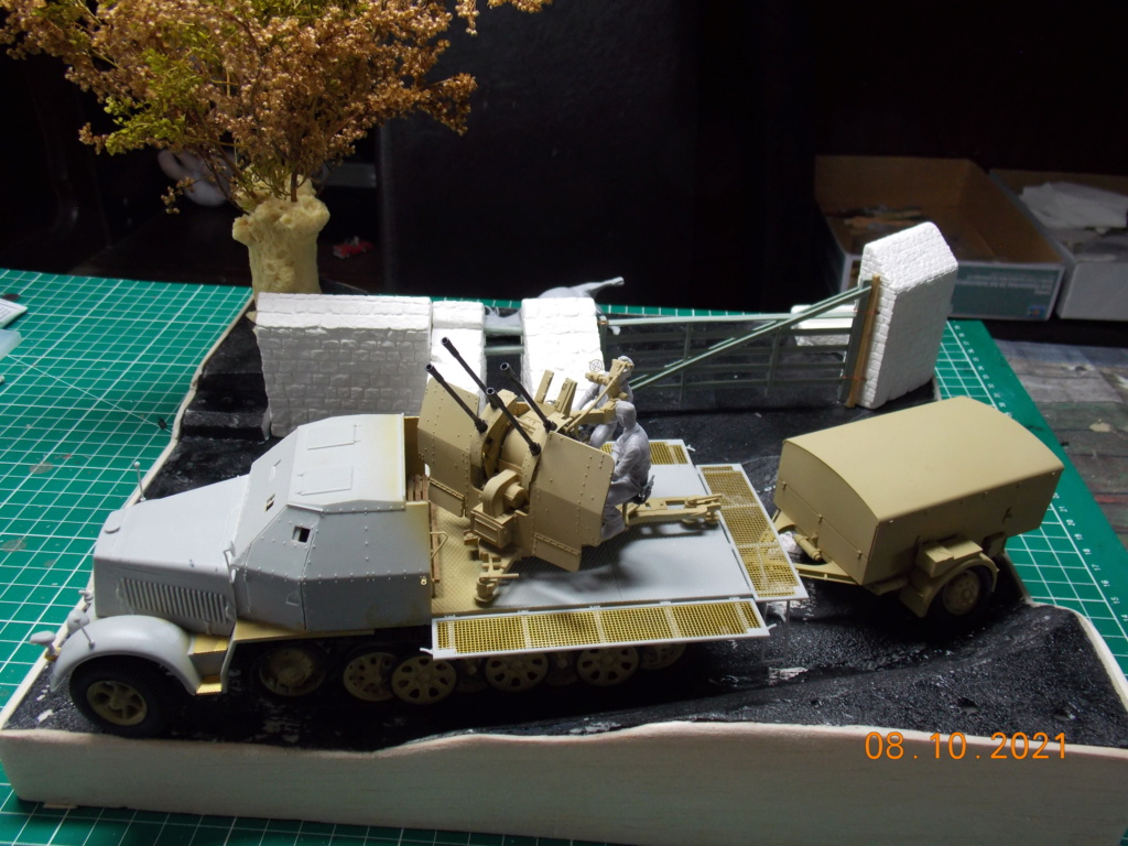 Sd.Kfz 7.1 flakvierling38 bocage normand (Trumpeter1/35) Dscn9225