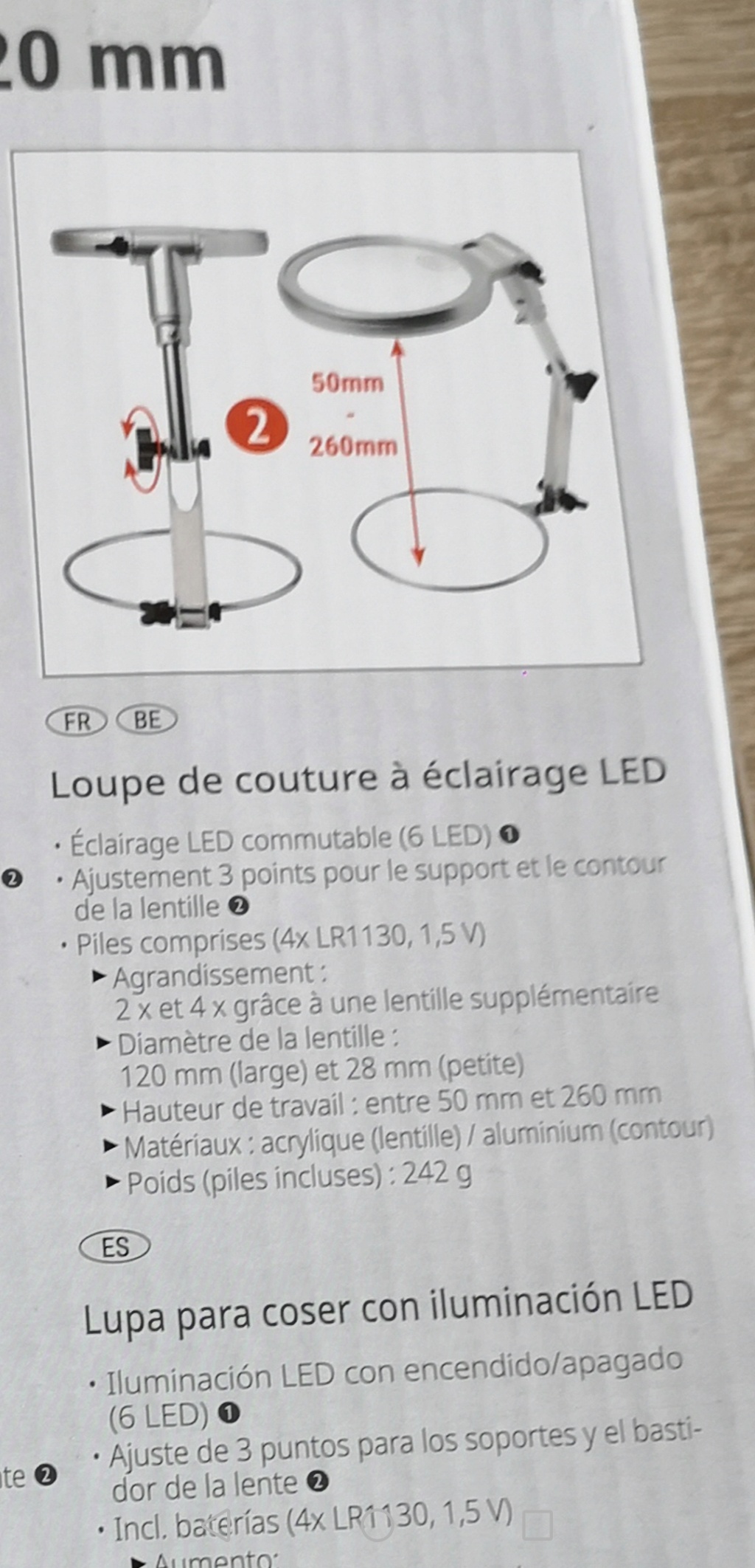 [OUTILLAGE] Lampe loupe sur pied Screen10
