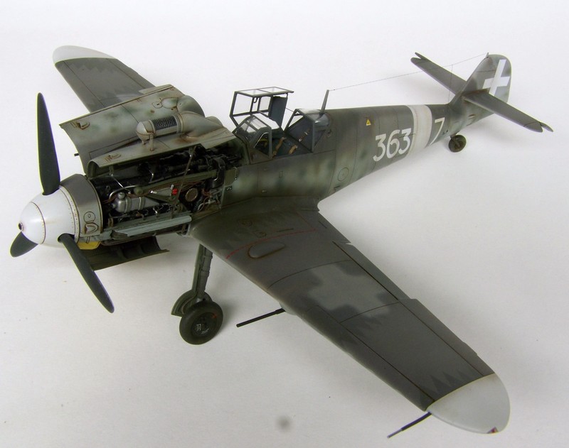 BF 109 G-6/R6/Trop Tenente Ugo Drago " Hasegawa & FM" (+ de photos page 2) Aa10