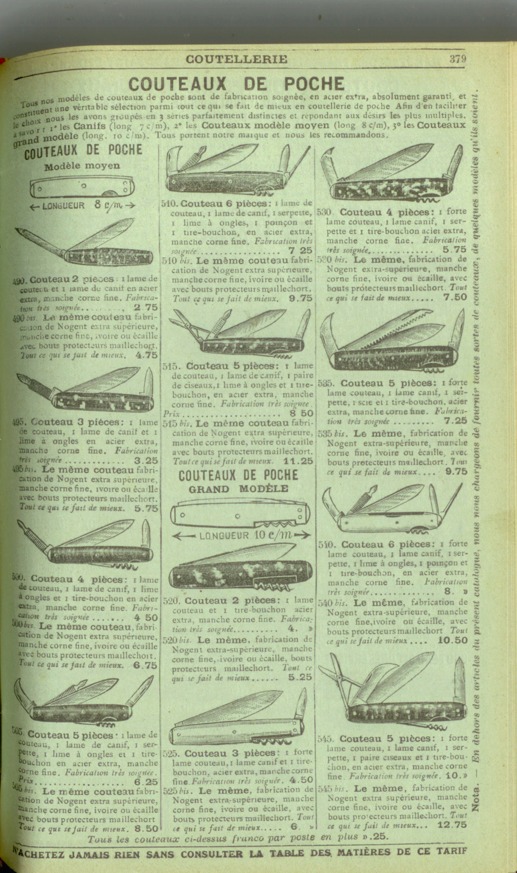 Catalogue Manufrance c. 1906 Mf190611