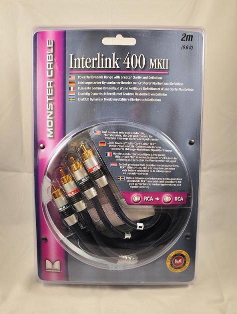 Monster® Interlink 400MKII RCA Interconnect (New) Monste10