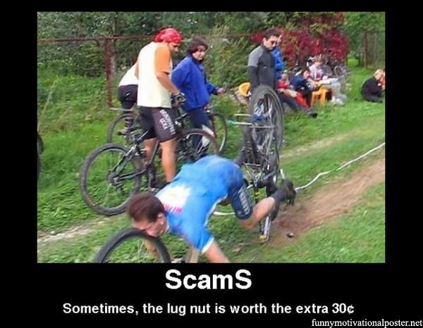 Funny (de)motivational posters and funny pics Scams10