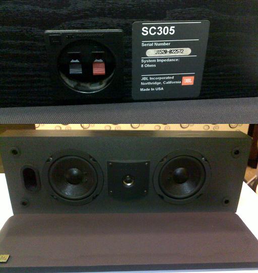 JBL SC305 center speakers (Used) SOLD