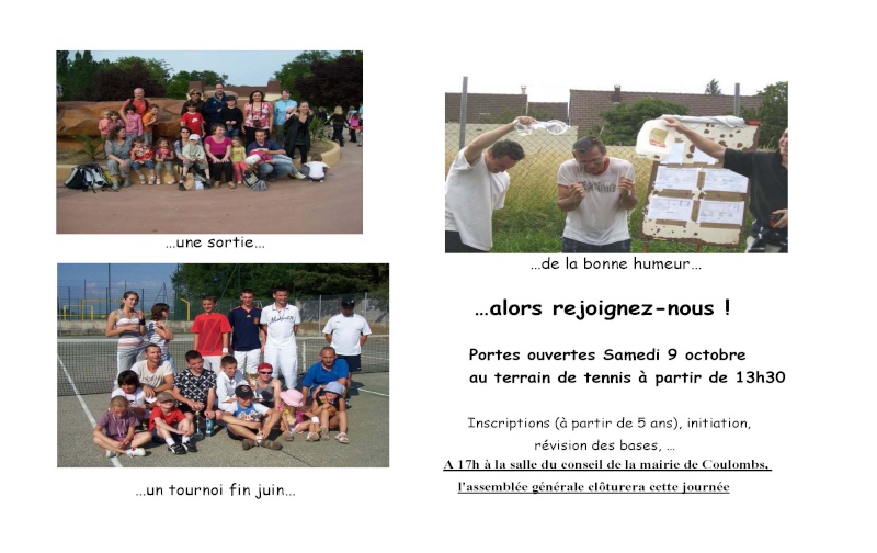 LA RENTREE 2010-2011 TENNIS DE COULOMBS Tennis13