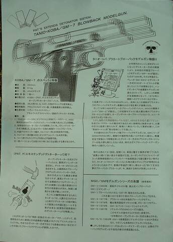Tanio Koba GM7 (Colt 1911), HW