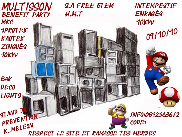 09/10/10 free party 1protek/mkc/les zingués S.A free system Benefi12