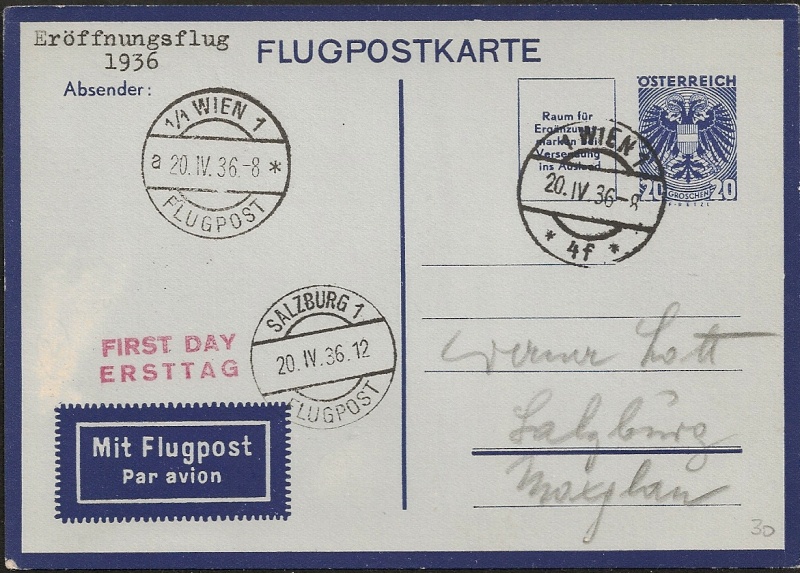 Flugpostkarten Erste Republik Scanne11