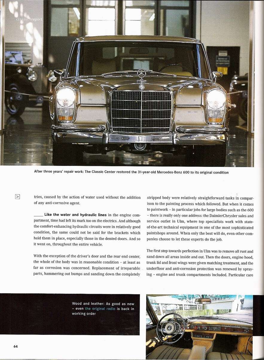 [Historique] La Mercedes 600 (W100 1963-1981) - Page 2 31814812
